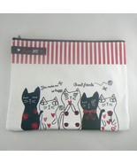 Meow Me Cat Zippered Canvas Cosmetic Pen Pouch Bag Case (BN-COS101) - €6,03 EUR
