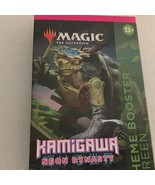 New Magic the Gathering Kamigawa Neon Dynasty Green Theme Booster - 35 C... - $18.95