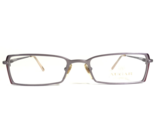 Augar Brille Rahmen FP112 BLANC Glänzend Lila 22KT Gp Vergoldet 49-18-130 - $98.98