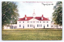 Postcard Washington&#39;s Mansion, Mount Vernon Virginia VA c.1908 - £2.89 GBP