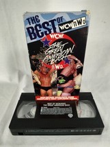 Wcw Vhs Best Of Great American Bash N Wo Hollywood Hogan Sting Gordberg Wwe Aew - £7.95 GBP