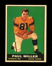 1961 Topps #137 Paul Miller Exmt Texans *X98449 - $6.13