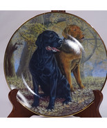 Labrador Retrievers Lifelong Companions Plate Franklin Very Good 8&quot; Colo... - $14.27