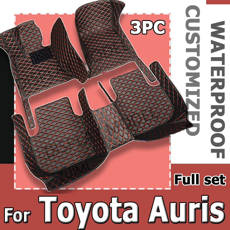 Custom made leather car floor mats for toyota auris e180 2012 2013 2014 2015 2016 2017 thumb200