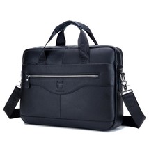 Leather Briefcase Men Computer Bags 2022 New Mens Business Bag Large Capacity Ha - £62.38 GBP