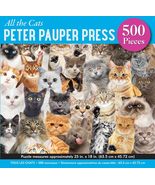 All The Cats 500 Piece Jigsaw Puzzle Puzzle Brand New Ship Worldwide  - $15.90