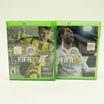 FIFA 17 And 18 Microsoft Xbox One FIFA World Cup Lot of 2 - £7.64 GBP
