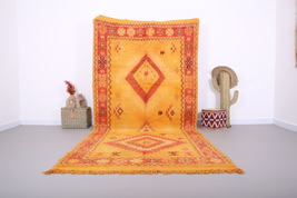 Vintage handmade moroccan taznakht rug 5.7 FT X 12.4 FT - £1,199.03 GBP