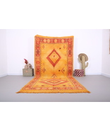Vintage handmade moroccan taznakht rug 5.7 FT X 12.4 FT - £1,181.49 GBP