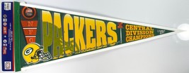 1995 Vintage Green Bay Packers NFC Central Division Champions Pennant Wi... - $24.73