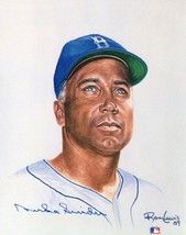 Duke Snider Signed LE Ron Lewis Baseball Photo Art Print Living Legends ... - £38.35 GBP