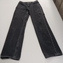 Levis Low Pro Straight Women's Black Cotton Jeans Size 26 (26×30) image 12