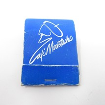 Vintage Matchbook CAFE MOUSTACHE HOUSTON TX Matches Unstruck 1980s Westh... - $7.99