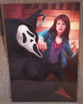 Scream Sidney Prescott vs Ghostface Glossy Art Print 11 x 17 In Plastic Sleeve - £20.14 GBP