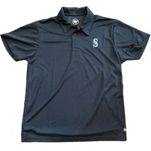 New NWT Seattle Mariners &#39;47 Brand FWD Ace Performance Medium Polo Shirt - £27.18 GBP