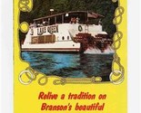 The Lake Queen &amp; Sammy Lane Pirate Cruise Brochure Branson Missouri  - $17.82