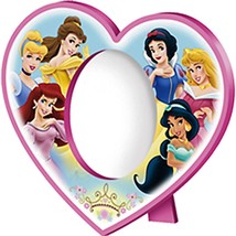 Disney&#39;s Princess Fairytale Friends Miniature Heart Frame Favor 1 Per Pkg NEW - £1.92 GBP