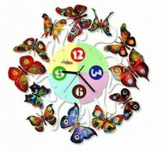 Metal Sculpture &quot;Spring Time Clock&quot; by DAVID GERSTEIN Hand Painted-
show orig... - £294.96 GBP