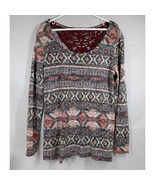 Angels Women&#39;s Long Sleeve Shirt With Western Design Size Medium - €14,69 EUR