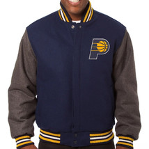 DSharks Varsity Jacket Indiana Pacers Navy Wool Body with Contast Wool S... - $140.00+
