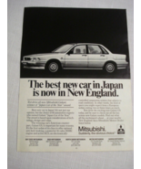 1988 Ad Mitsubishi Galant The Best Car in Japan is now in New England - $12.39 CAD