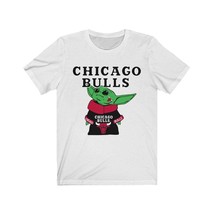 Baby Yoda-Chicago Bulls T-shirt-Star Wars-The Mandalorian-Women&#39;s T-shir... - $19.21