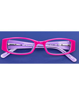 New Millennium Kids Fly Pink Purple 46-16-125 Vintage Eyeglass Frames - £20.25 GBP