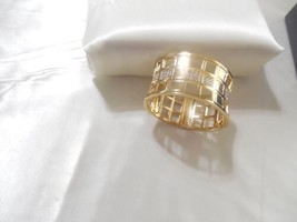 I.n.c. Gold-Tone Crystal Checkered Bangle Bracelet Q100 $29 - $13.43