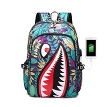 New  printing School Bags Children Backpack for teen Boys Girls Travel Bagpack W - £116.22 GBP