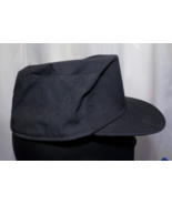 1979 USN U.S. NAVY BANCROFT BLUE BLACK UNIFORM CAP HAT 7 1/4 - $53.54