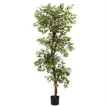 Nearly Natural 5345 6’ Variegated Ficus Tree - £184.49 GBP