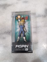 FiGPiN #341 Dragon Ball Z Super Saiyan Vegeta W/Energy Blast, Premium Ca... - £9.88 GBP