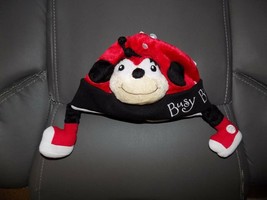 Laid Back Kids Black/Red Busy Bug Snuggle Hat Infant One Size NEW - £14.00 GBP
