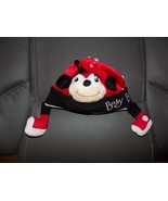 Laid Back Kids Black/Red Busy Bug Snuggle Hat Infant One Size NEW - £13.78 GBP