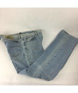 CERRUTI  Blue Cotton Denim Mens Jeans Straight W32 L32 Very Good - $29.99