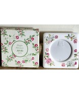 1979 Avon Floral Photo Picture Frame Happy Holidays Vintage Never Used - $11.67