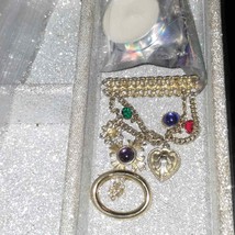 Super beautiful brooch lot with white candle - $31.68