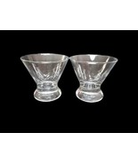 Grey Goose Vodka Embossed Steamless Footed Martini Lowball Glasses - $17.77