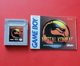 Mortal Kombat with Manual Nintendo Game Boy Original Authentic - £22.20 GBP