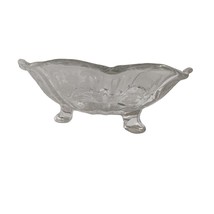 Fostoria Meadow Rose Footed Bon Bon Dish Baroque Blank Etch 328 1936 - 1975 - £19.72 GBP