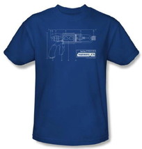 Warehouse 13 TV Series Tesla Gun Blueprint Diagram T-Shirt NEW UNWORN - $14.50+