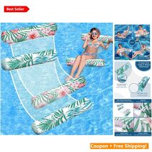 Exquisite Large Inflatable Pool Floats - 2 Pack, 4-in-1 Designs for Adults - $45.49