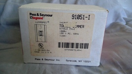 (NEW) Pass&amp;Seymour 91051-I 1000 Watt Toggle Switch Dimmer - $15.59