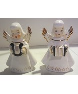 Vintage singing angels  / accordion playing figurines - £45.67 GBP