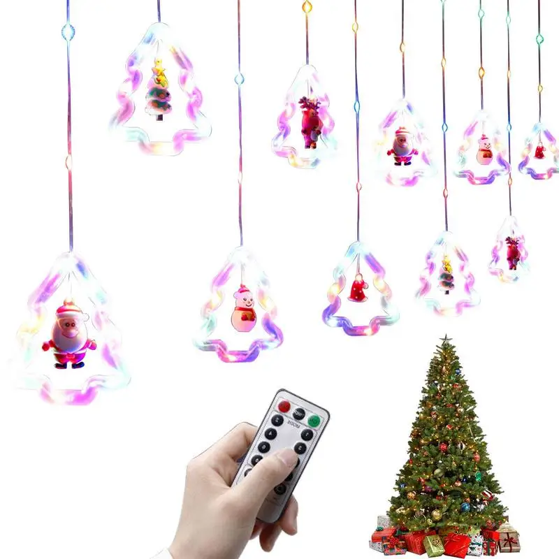 Christmas Tree Hanging Light Christmas Tree Shape Hanging Led Light String USB P - £116.57 GBP