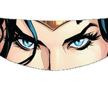Wonder Woman Perforated Motorcycle Helmet Visor Tint Shield Sticker Decal - £18.15 GBP