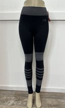 North Face Secondskin Leggings Womens Sz Medium Black/Gray Activewear Pants NWT - £42.16 GBP