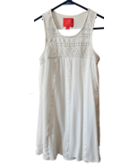 Chelsea &amp; Violet Women&#39;s Embroidered Dress Size S White Lined Sleeveless... - €19,61 EUR
