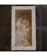 NIB Dillard&#39;s Trimmings Blonde Porcelain Doll Tree Topper with Baby Doll... - £21.29 GBP