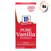 6x Packs McCormick Pure Vanilla Flavor Extract | 1oz | Madagascar Vanill... - $39.63